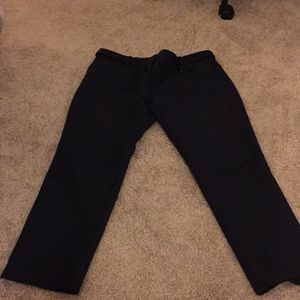 Skinny dark blue pants